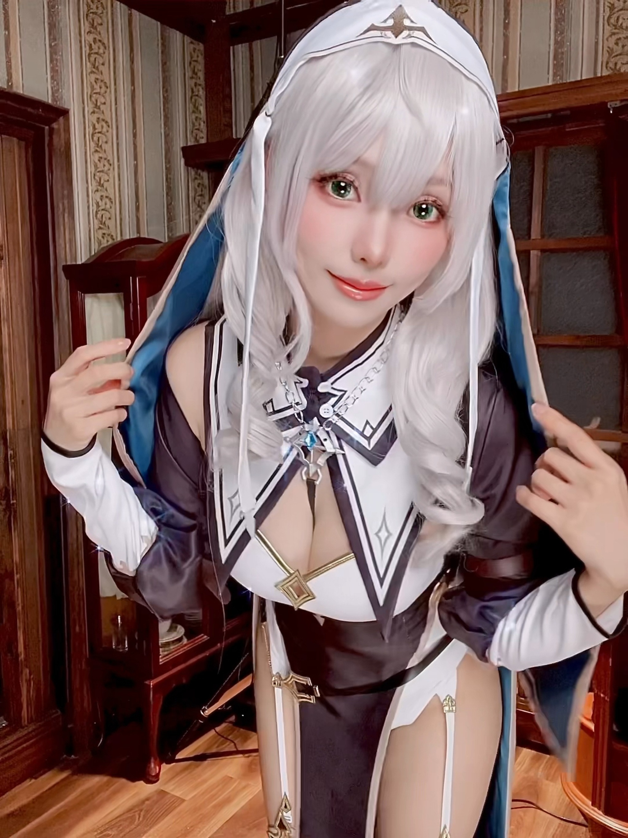 ElyEE子 - NO.204 Shirogane noel~Nun [27P13V]-XikXak